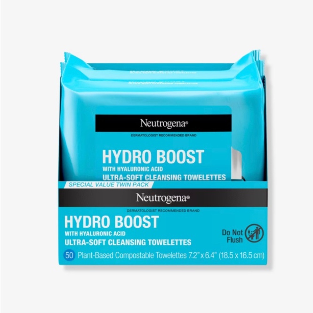 Neutrogena Hydro Boost Cleansing Towelettes - Twin Pack (2)